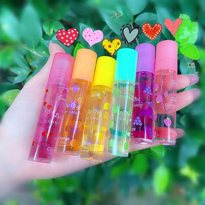 4ml Lipgloss Wasserdichtes Roller-Design Flüssiger Lipgloss Transparent Feuchtigkeitsspendender Lippenstift für Make-up