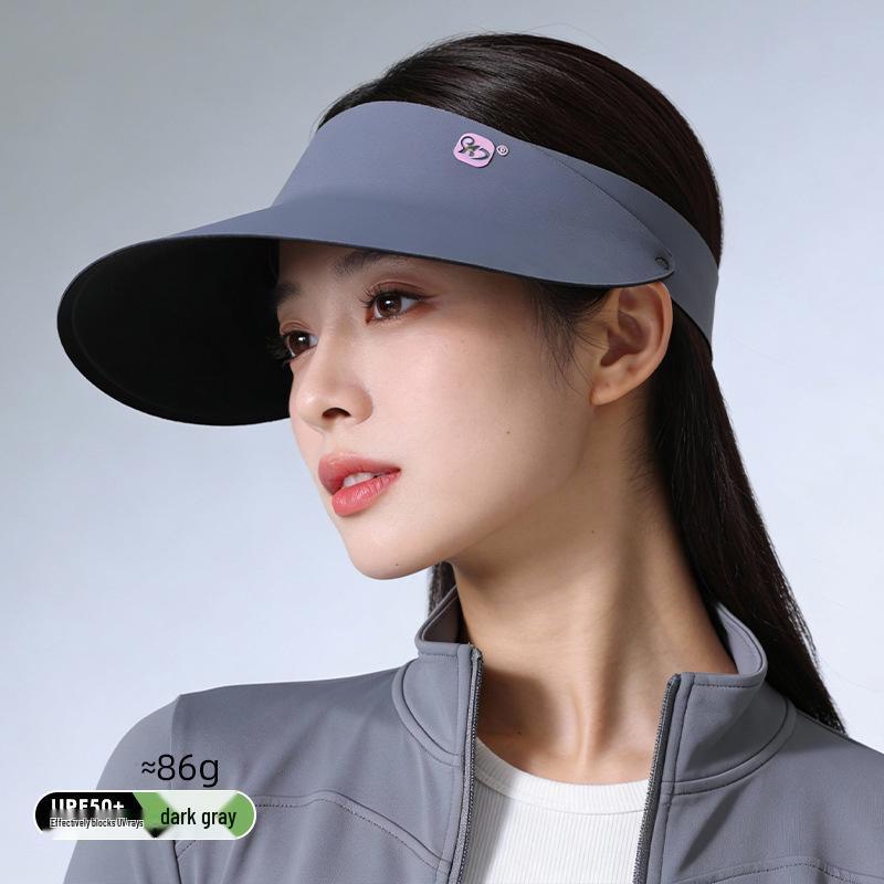 Women's Foldable UV Protection Hiking Sun Hat - Wide Brim, Open Top