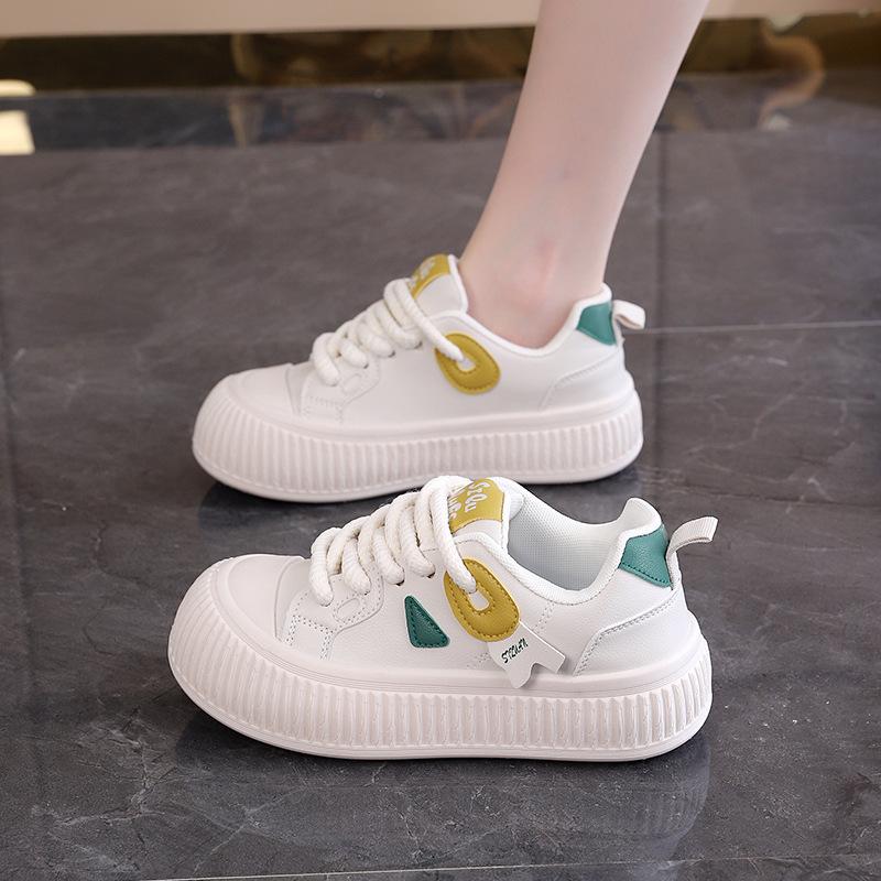 

Autumn little white shoes new Korean version of trendy female students platform heightening sports board shoes casual shoes T 40