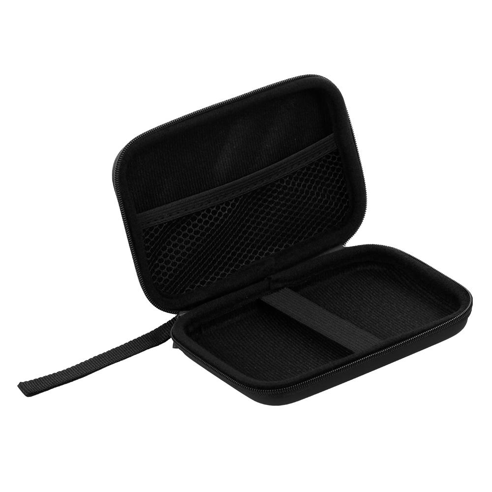 External Hard Drive Disk Case Shockproof  2.5in  with Mesh Pocket and Soft Inner Fabric Carrying Case for Travel and