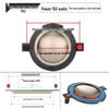 75-Core Flat Wire Tweeter Voice Coil Speaker with 74.5mm High-Power Composite Diaphragm