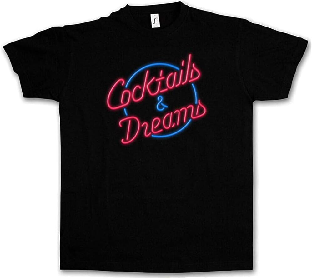 Cocktails Dreams Cocktail Movie Logo T-Shirt Tom Film 80S Cruise Barkeeper L