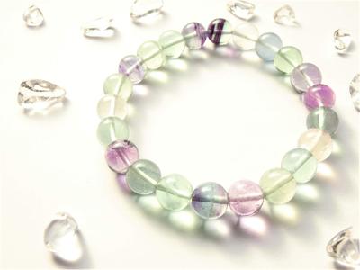 Kanoishi Those Who Create New Fluorite Power Stone Bracelet for Men and Natural Stone XL Approximately 20cm Men with Larger [For Things!] Women,