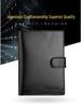 Retro Multifunctional Passport Holder with Zipper - Multi-Card Slots for ID, Credit Cards, and Boarding Passes