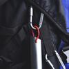 Robuster Twistlock D-Form Schnalle Felskletterkarabiner Ersatz Aluminiumlegierung Bergsteiger D-Ring Clip