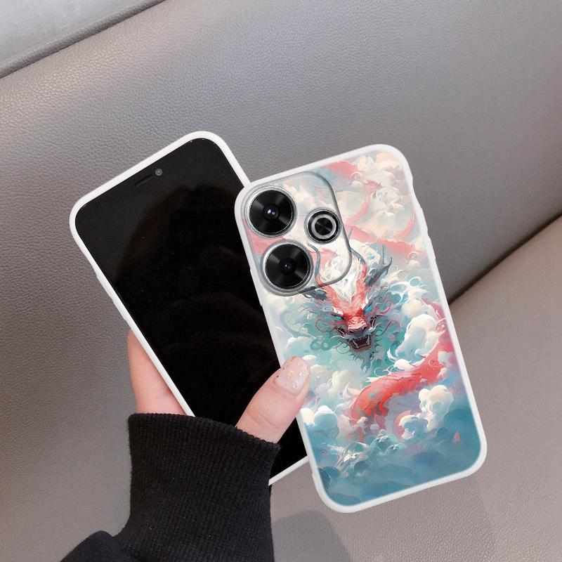 

Китайський м який силіконовий чохол Loong для Samsung A55 M35 Redmi Note 13 Pro 13C 14 Xiaomi Poco C65 iPhone Huawei Honor 200 Realme Camera Протиударний чохол Realme 12 5G білий