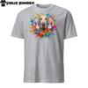 Colorful Weimaraner Dog Unisex T-Shirt Mens Womens Tees Top | Unique Design | Short Sleeve Tee