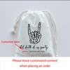 Personalized 5Pcs Til Death Do Us Party-Wedding Skeleton Bag Halloween Bachelorette Party Recovery Kit Bags Hen Party Wedding