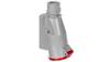 Gniazdo Izolacyjne Stałe 5P 32A 250/400V Czerwone Ip44 2642-126