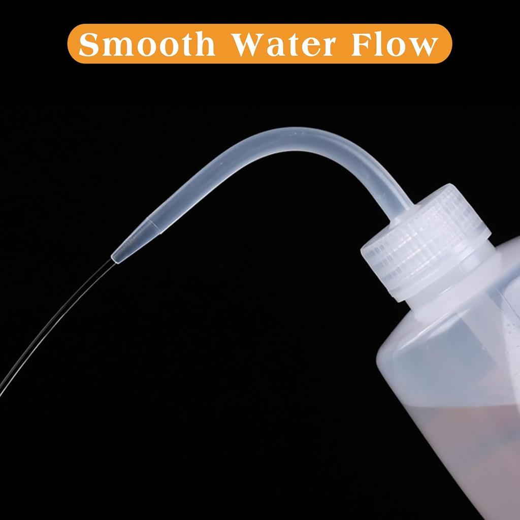 1/6PCS Tattoo Washing Squeeze Bottle Cleaning Laboratory Measuring Bottle Plants Watering Spray Bottles Kitchen Liquid Tools
