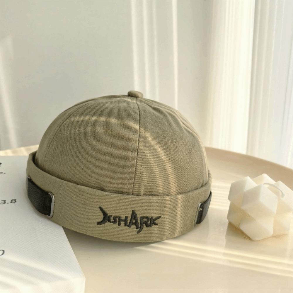 Breathable Beanie Hat Adjustable Brimless Hat Vintage Hip Hop Hat Men