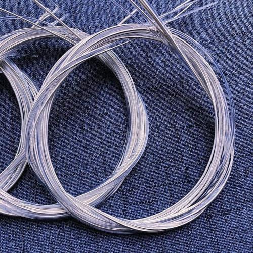Classical Guitar Strings, 6 Pieces/Set, Clear Nylon Strings, Silver Plated Copper, Musical Instrument Accessories, Beautiful Design