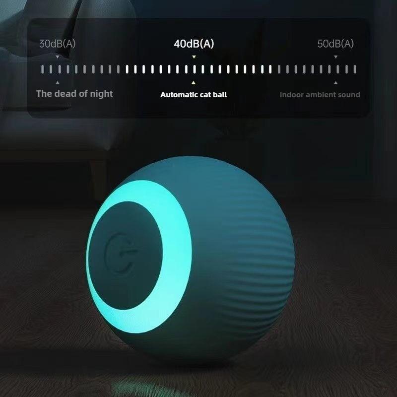 Electric Smart Ball Cat Toys Automatic Rolling Interactive Ball Usb Charge  Pet Toy Cat Teasing Training Balls Chewable Cat Toys
