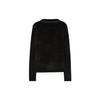 LAP Velvet Mock Neck Ribbed T-Shirt Aq4Cta69