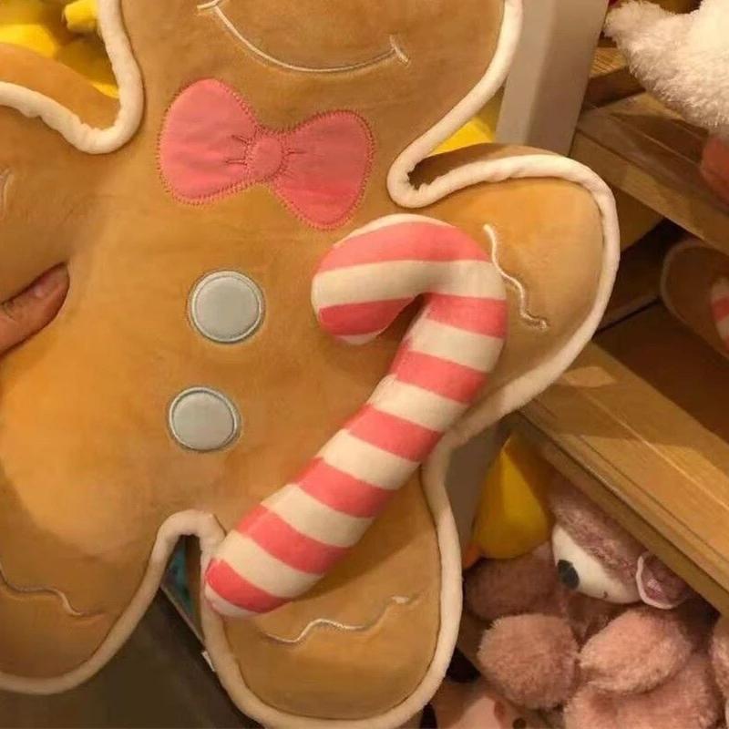 Kerst Peperkoekman Pluche Pop Kerst Niet-origineel Kussen Huisdecoratie Speelgoed voor Kinderen Kerstmis Hoge Kwaliteit Cadeau