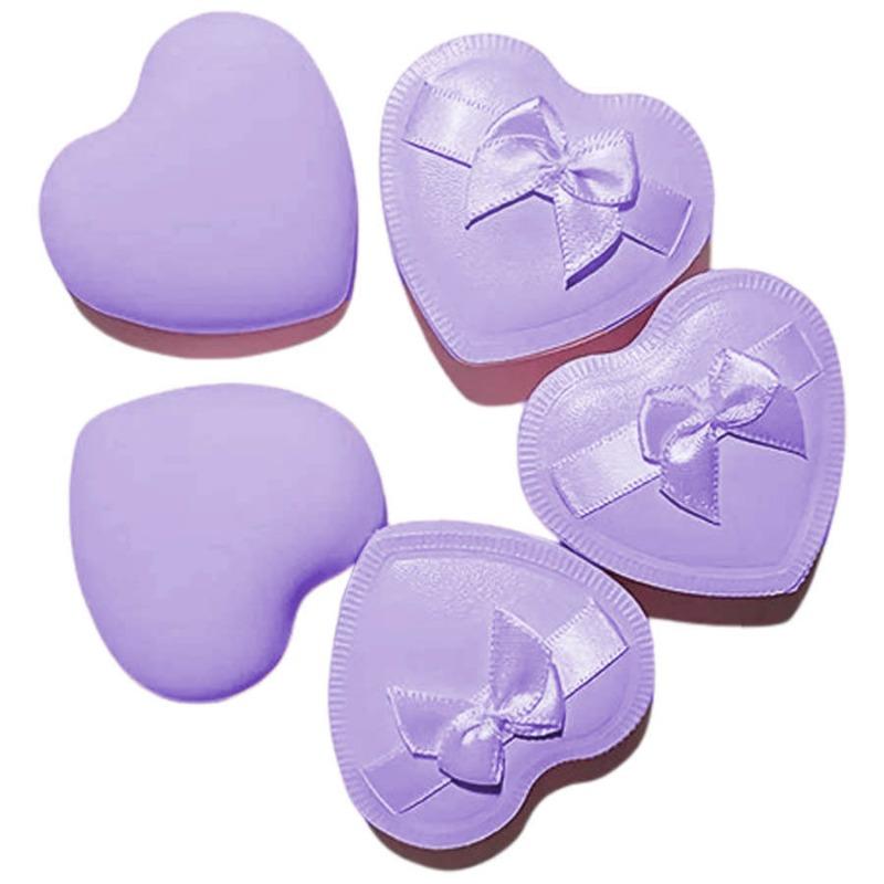 

Heart-shaped Bow MakeupSponge Puff-Dual-use applicator forBBcream and liquid foundationperfect asagift for ChristmasandHalloween