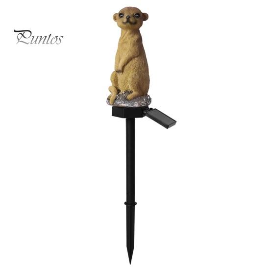 Landscape Lighting for Paths Solar Meerkat Garden Light, Outdoor Waterproof LED Light with Stake, Auto On/off Night Lights Cute Lamp Walkway Courtyard