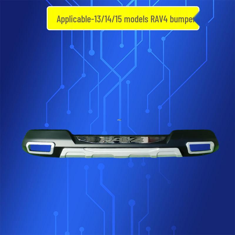 Front & Rear Bumper Protection Bars for 13-15 RAV4 - Decorative and Modified Styles