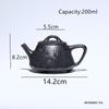 200ml Chinese Yixing Purple Clay Teapot Handmade Snail Tea Pot Beauty Tea Infuser Kettle Tradition Household Zisha Tea Set