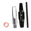 2 Pieces Broken Screw Extractor Faucet Damaged Bolt Remover Removal Tool Manual Tap Steel Material