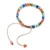 ZMZY Sparking Mixed Glass Crystal Bracelet Rainbow Style Fashion Shinning Charm Bracelets For Women Wedding Jewelry Gift