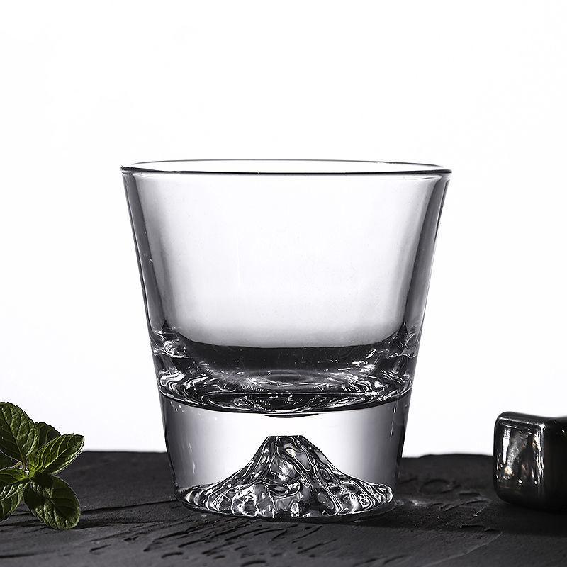 10oz 310ml Mountain View Cups Household Whiskey Glass Foreign Spirit Glasses Tea Cup Japanese Cup Household Glass Cup Drinkware