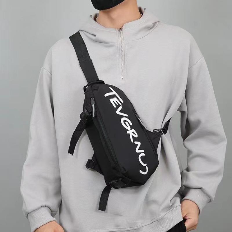 

Breast bag men s casual shoulder oblique span backpack men and women students trendy new bag cm