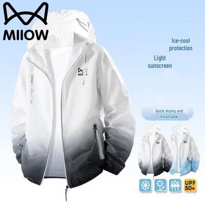 MIIOW Unisex Summer UV Protection Quick-Dry Hooded Jacket