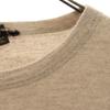 LOUIS VUITTON Made in Italy Cashmere Blend Long sleeve sweater M Brown Women Used