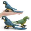 Simulation Forest Bird Bird Animal Model Parrot Static Solid Pet Bird Ornament Decorative Toy