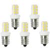 LED E12 Klar Typ Miniaturglühbirne, Tageslichtweiß (2W), Innenbereich, 200lm, Kleine runde Glühbirnenform, 5er-Pack