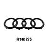 hot Sport Car 4Ring Logo Sticker Car Hood Front Bonnet Grill Rear Trunk Decal Auto Accessories For RS6 2016 2017 2018 2019 2020