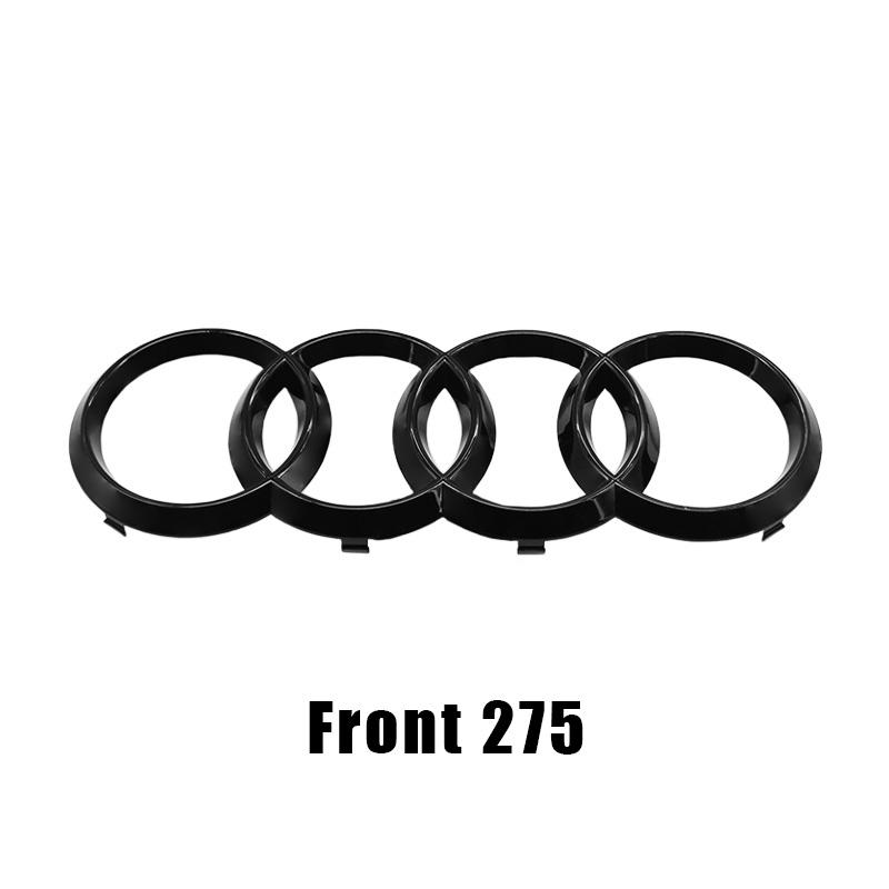 hot Sport Car 4Ring Logo Sticker Car Hood Front Bonnet Grill Rear Trunk Decal Auto Accessories For RS6 2016 2017 2018 2019 2020
