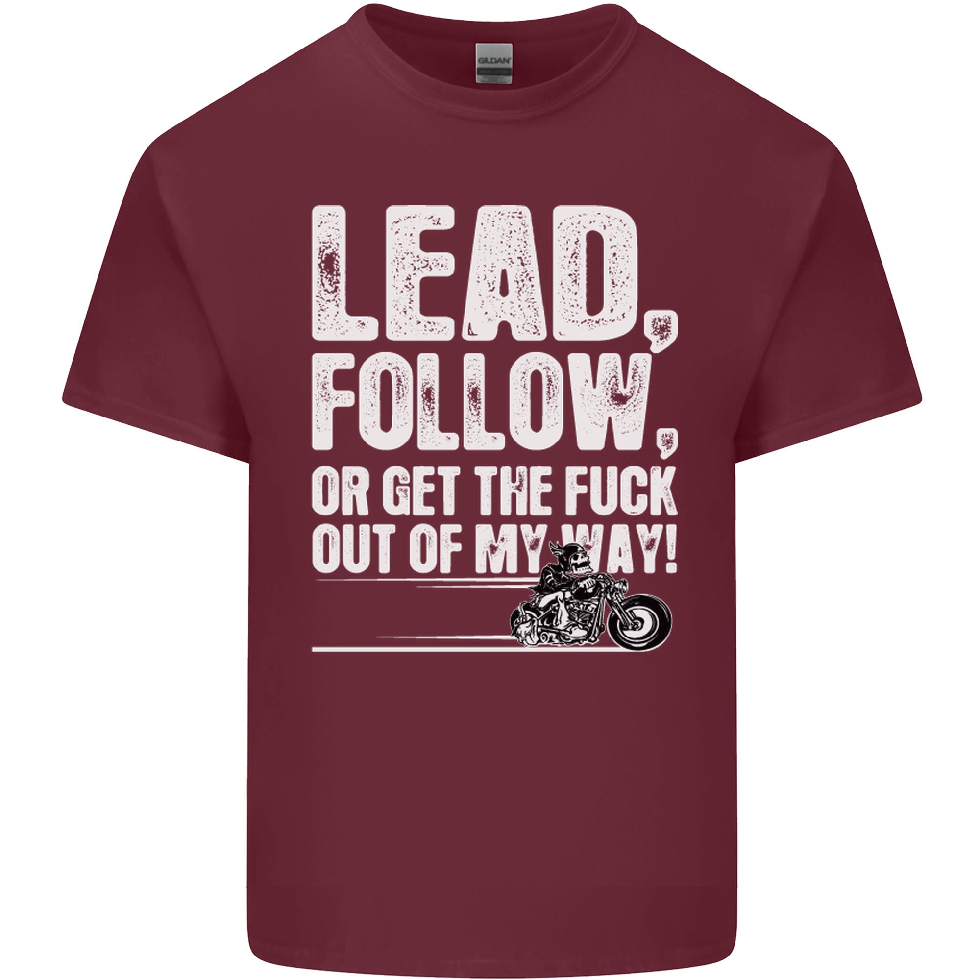 Get out of My Way Funny Biker Motorcycle Unisexs Light Cotton TShirt S