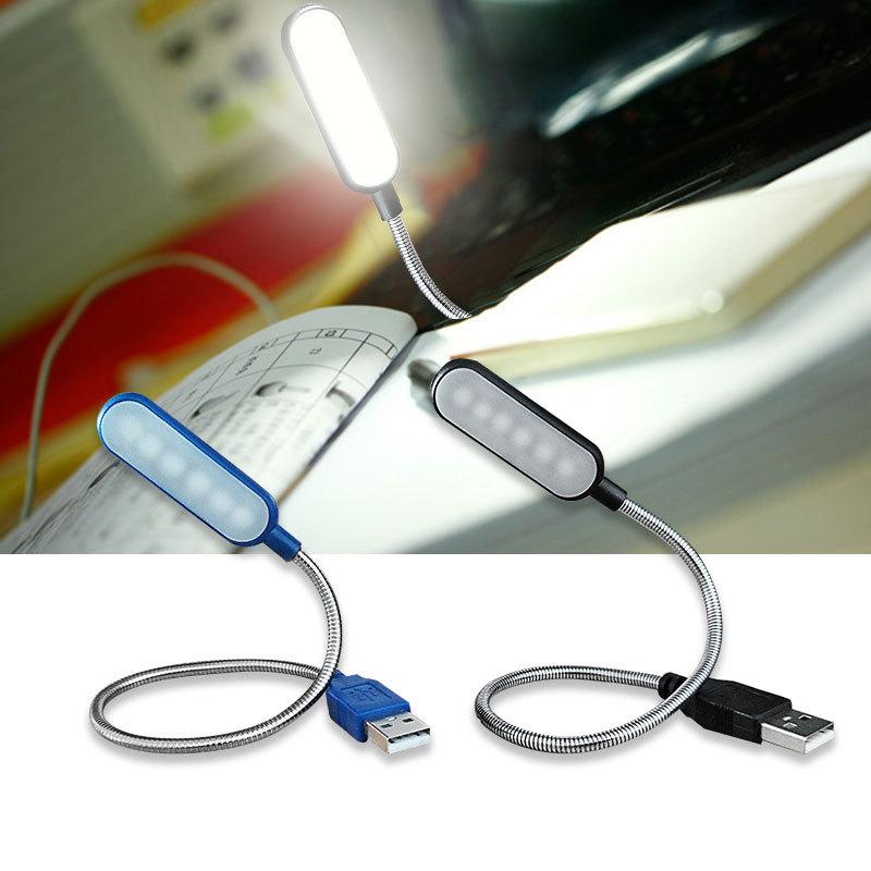 Luz de Noturna LED USB para Laptop - Branco Quente, Proteção para os Olhos, Portátil para Casa e Estudo
