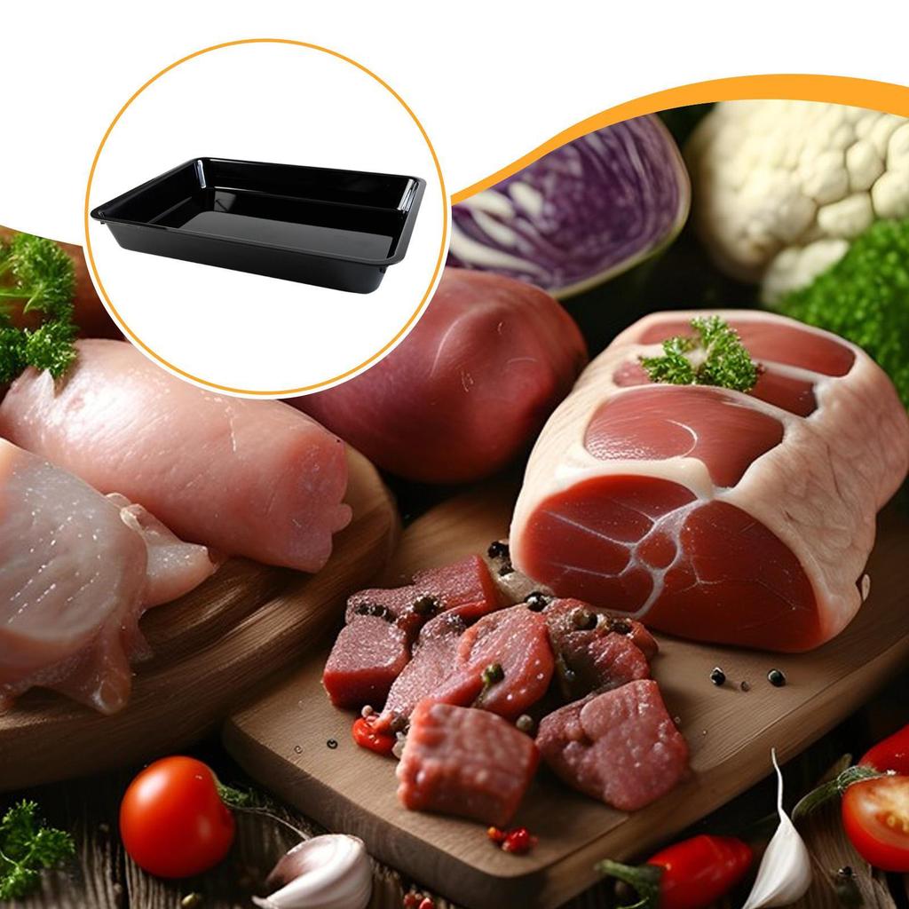 Black Serving Tray for Charcuterie And Snacks