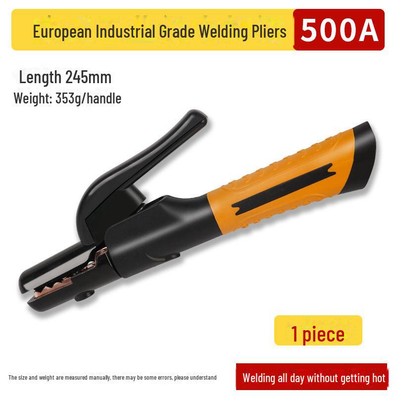 

Промышленные сварочные клещи европейского типа с медной двухцветной ручкой оранжевый