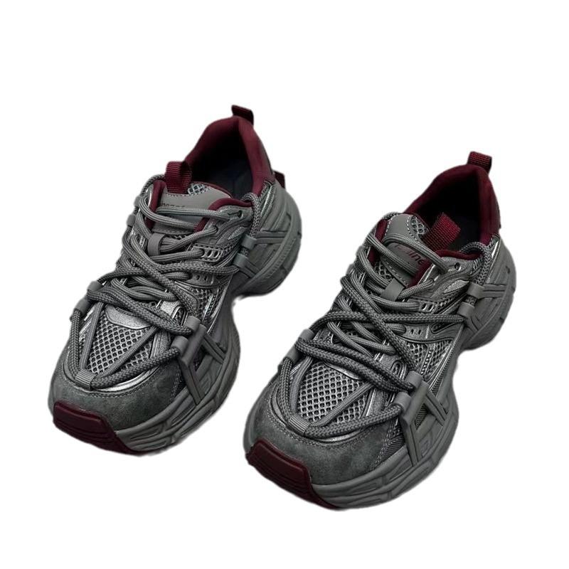 Thick soled dad shoes for women, 2026 autumn/winter new shoes sports shoes for women