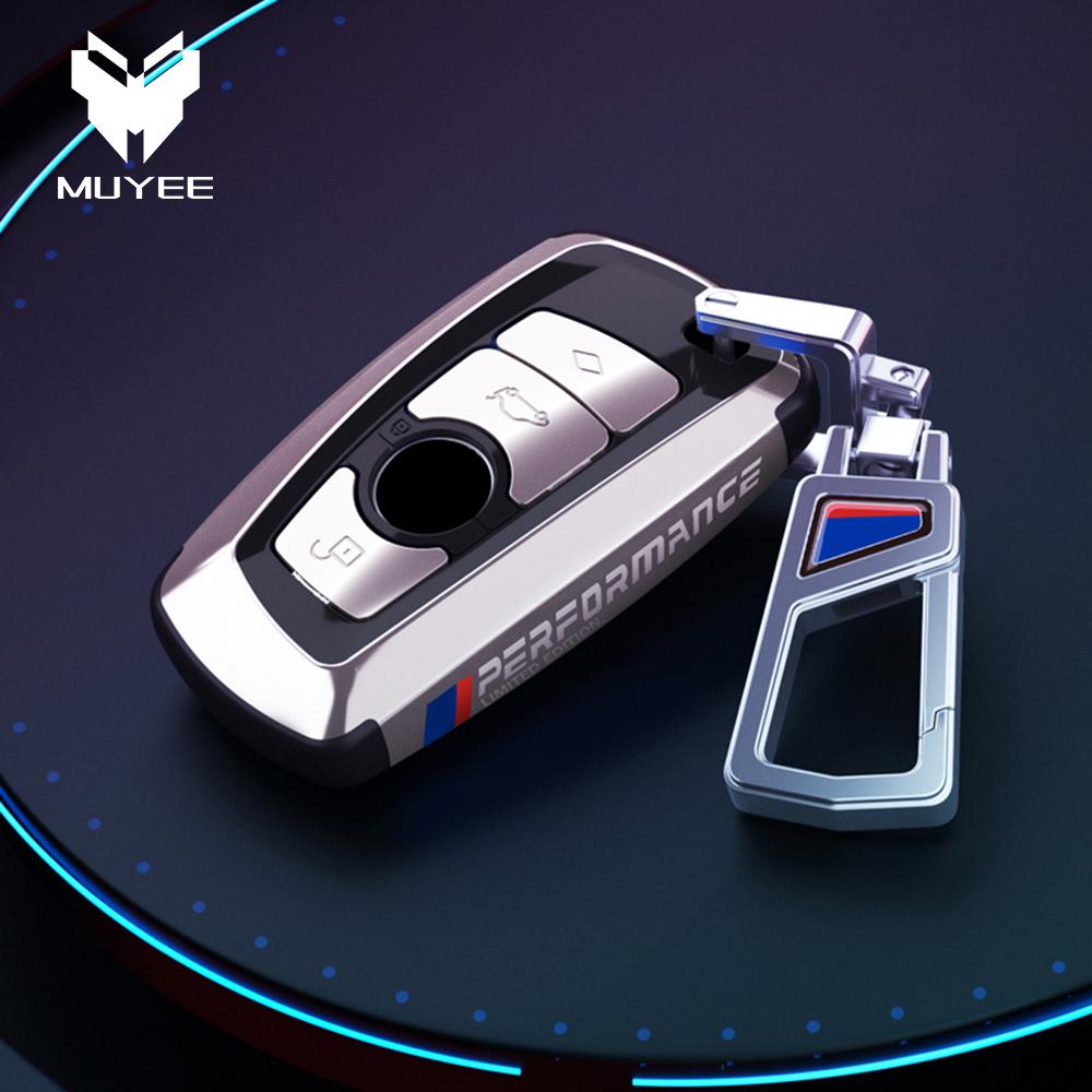 Car Remote Key Case Cover Holder Shell Bag Fob For BMW F20 F30 F31 F34 F10 F11 F25 I3 M3 M4 F15 F16 3 5 Series GT Accessories
