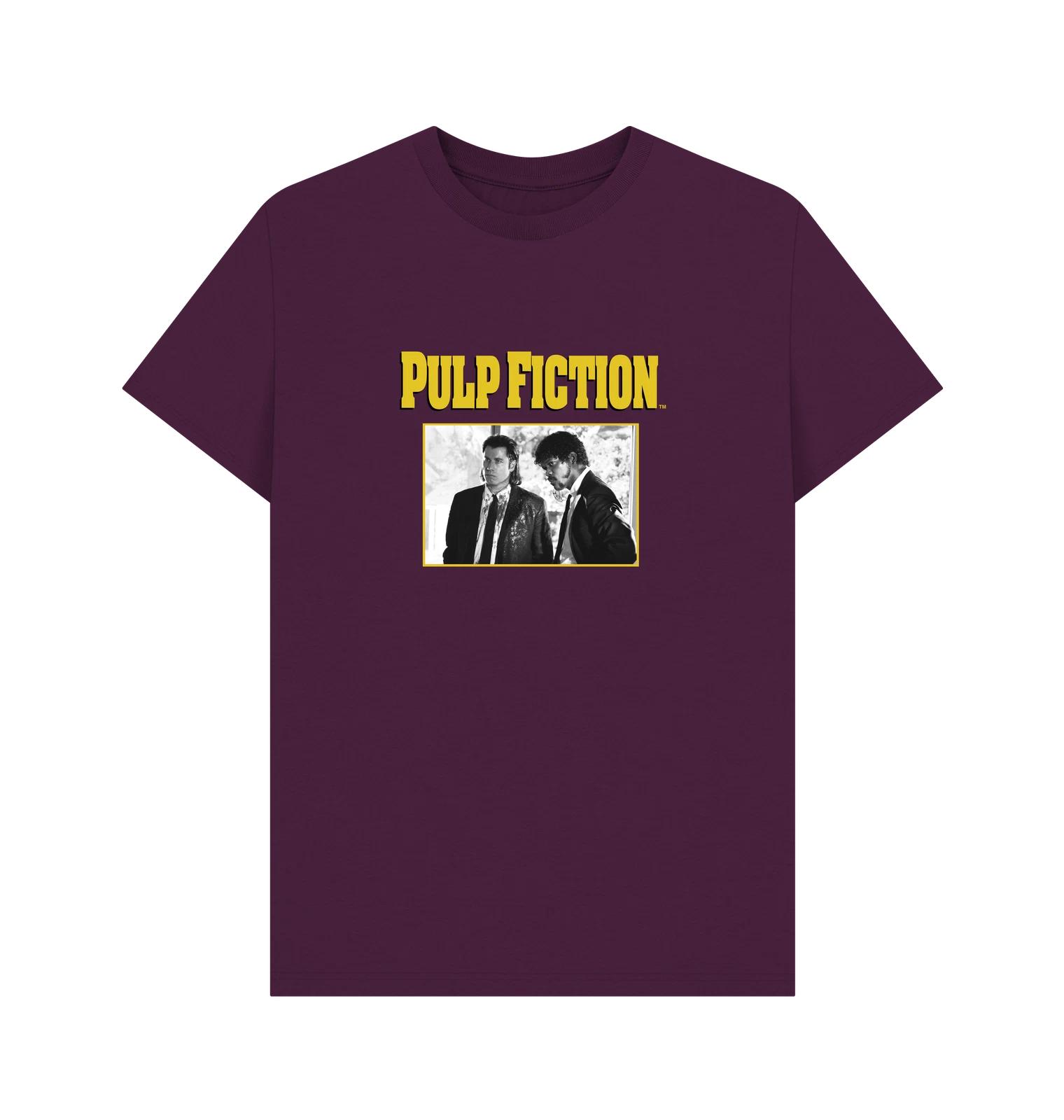 PREMIUM OFFICIAL Pulp Fiction Pulp Fiction Scenes Purple Unisex T-Shirt M