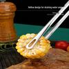 Abdo Large Stainless Steel Food Tongs Set (3-Pack)