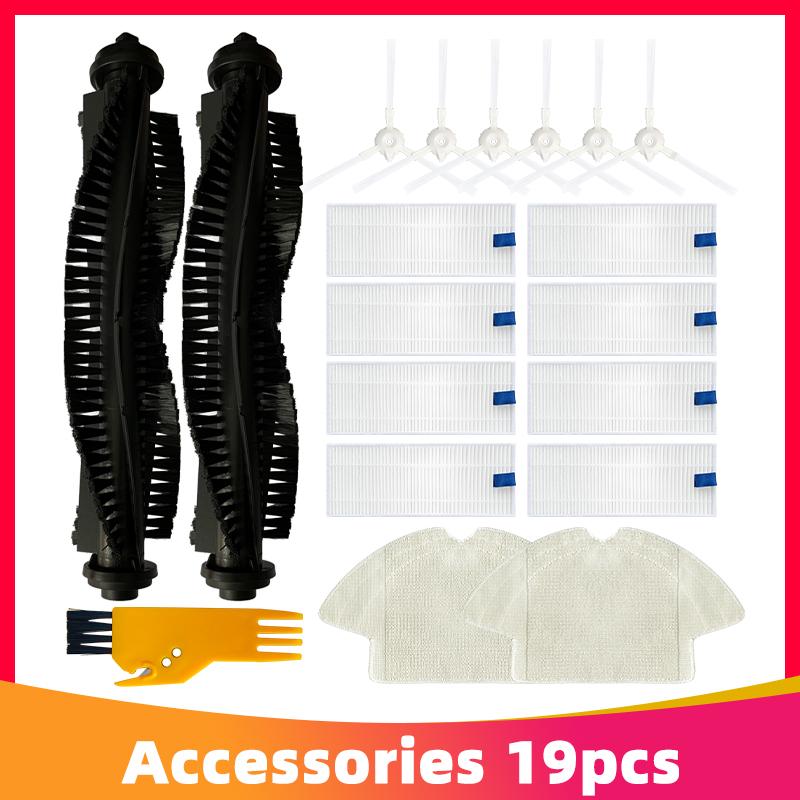 Fit For ( 360 S6 / Tefal Rowenta X-plorer 75 Serie Animal ) Main Side Brush Filter Mop Robot Vacuum Cleaner Spare Part Accessory