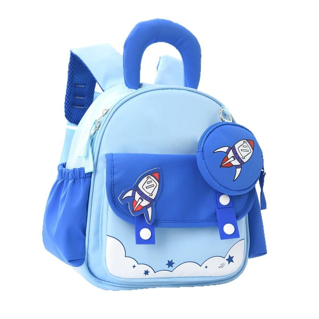 Childrens Cartoon Backpack With Polyester Material For School Travel And Storage