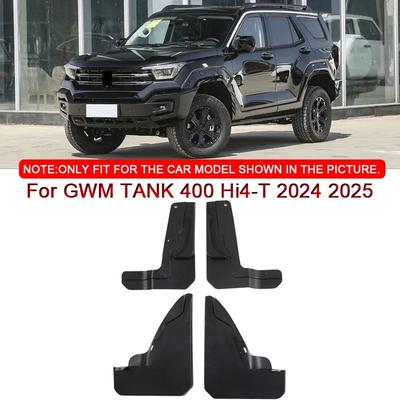 Pentru GWM TANK 400 Hi4-T 2024 2025 Stilizare Auto ABS Clape Noroi Auto Apărătoare de Stropi Apărători Noroi Clape Noroi Aripă Față Spate Accesoriu Auto