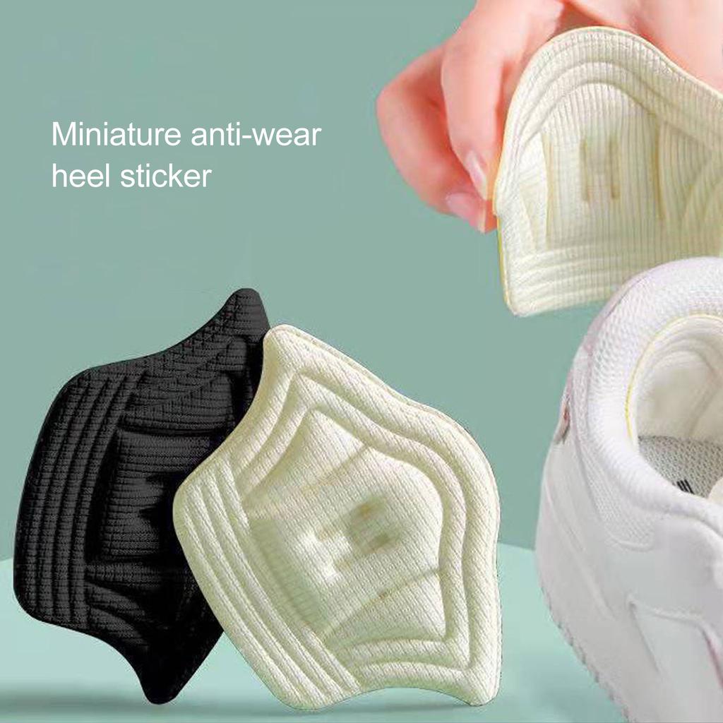 Heel Pads Self Adhesive Soft Comfortable Prevent Blisters Sports Shoes Heel Cushion Pads Apricot 10mm