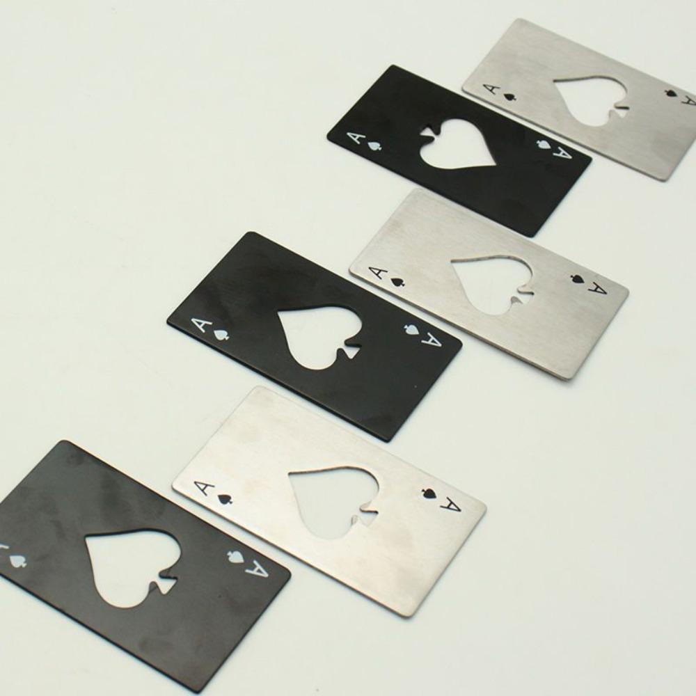 Edelstahl Pik A Winzer Flaschenöffner Spielkarten Flaschenöffner Kreditkarten Bierflaschenöffner