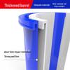 100L Heavy-Duty Round Industrial Plastic Trash Can & Storage Barrel with Lid