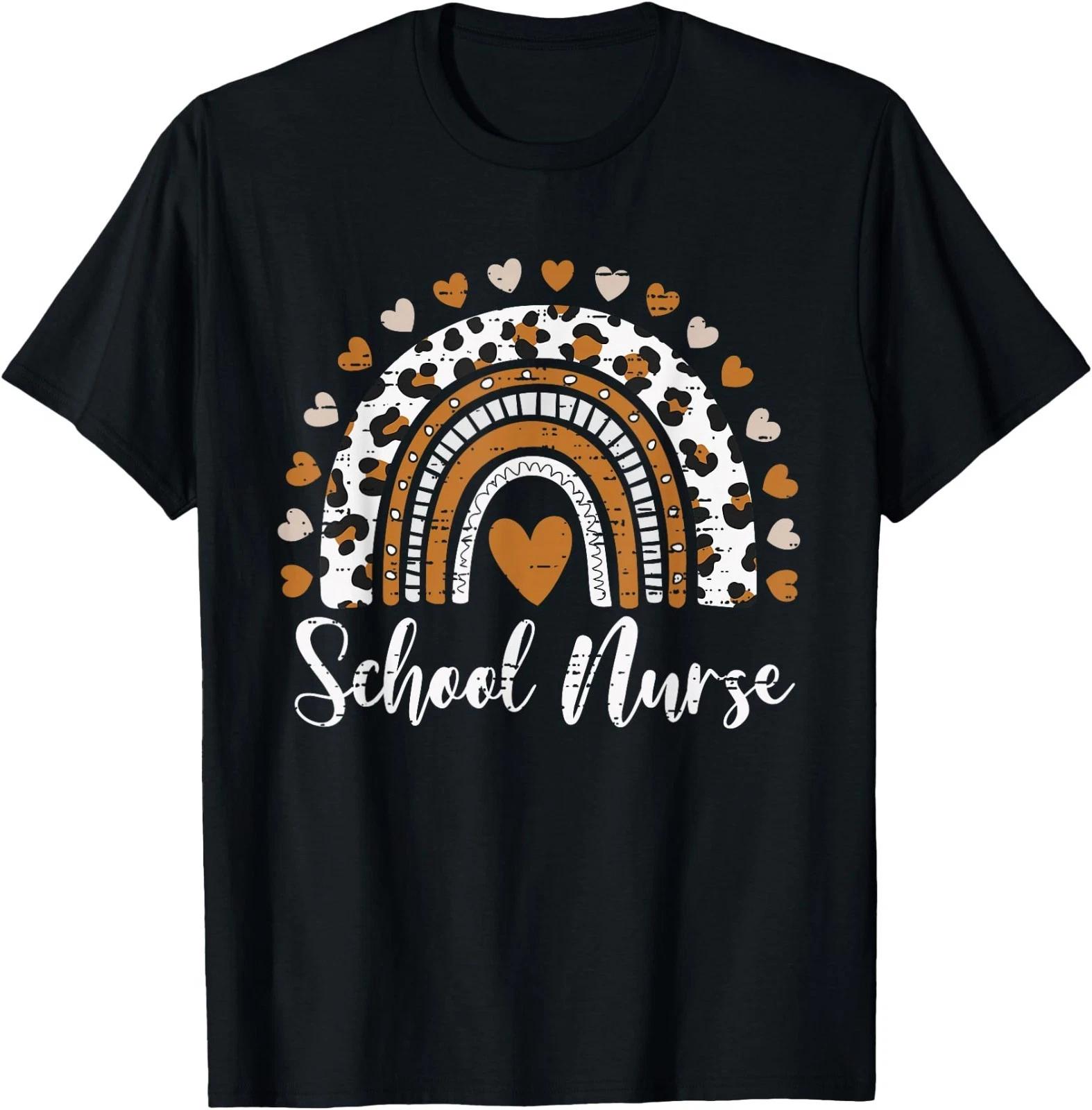 School Nurse Rainbow Future Nurse Nursing Medical Student T-Shirt S