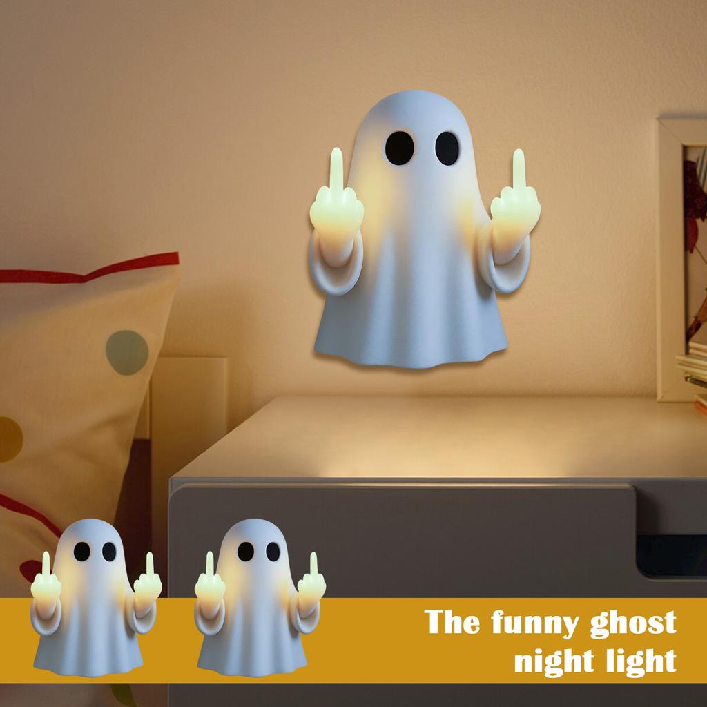 Middle Finger LED Light, Funny Statue, Rude Middle Finger Decoration, Spooky Neon Cute For Home Prank Gifts