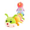 Colorful Caterpillar Doll Plush Toy for Girls Sleeping Leg Throw Pillow Large Strip Doll